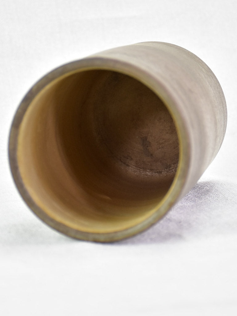 Aged Patina Clay Baudart Vase