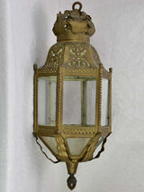 Large 19th century French lantern in tole 29¼"
