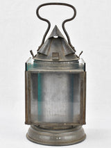 Authentic Belgian colored glass lantern