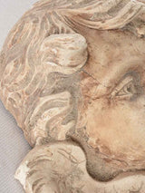 Time-worn molded plaster angel