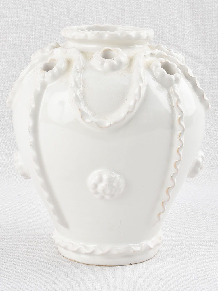 Antique Tessier vase with multiple openings