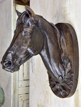 19th century French horse head - cast iron