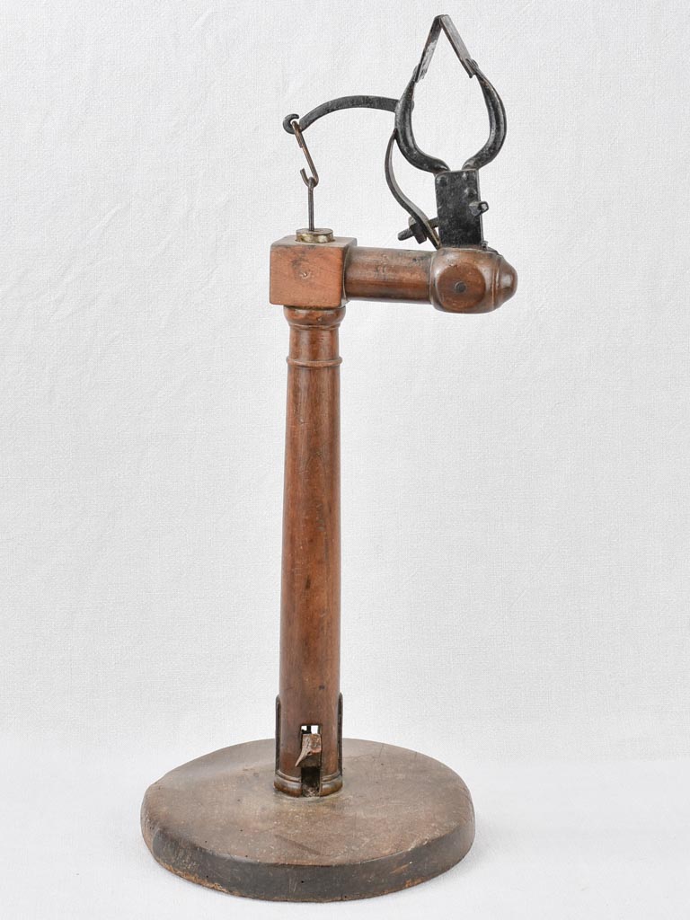 Antique wooden glove-making stand