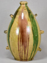 Early-20th-century French Biot conscience jug 17¼"