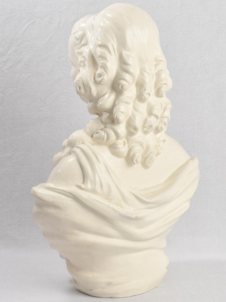 Plaster bust, young woman, early-20th-century