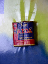 Vintage French Mazda battery sign