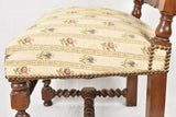 Fascinating Bedroom Walnut Slipper Chair