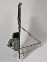 Late 19th century decorative tole mail holder 14½" x 17¼"