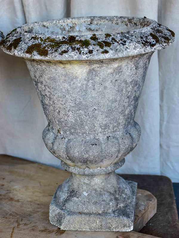 Pair of vintage French garden urns