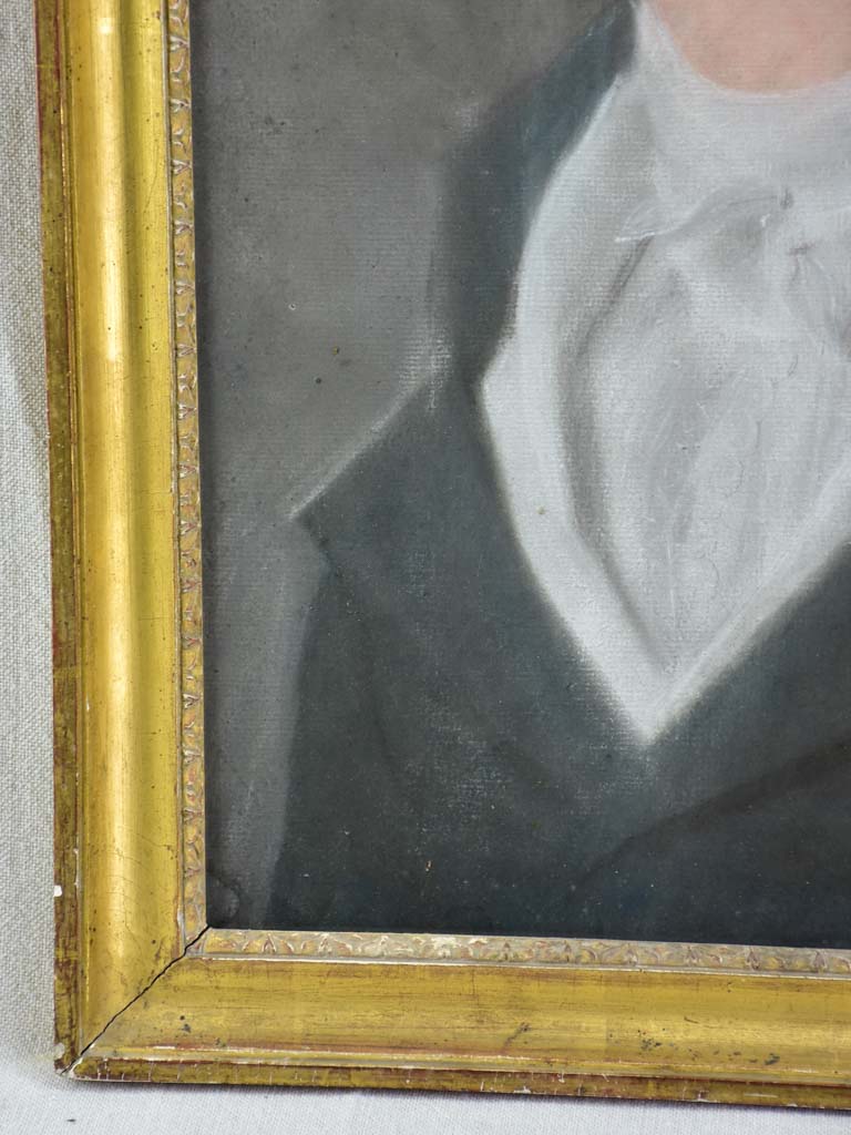 Early 19th Century English portrait of a man - Pastel 19¾" x 24"