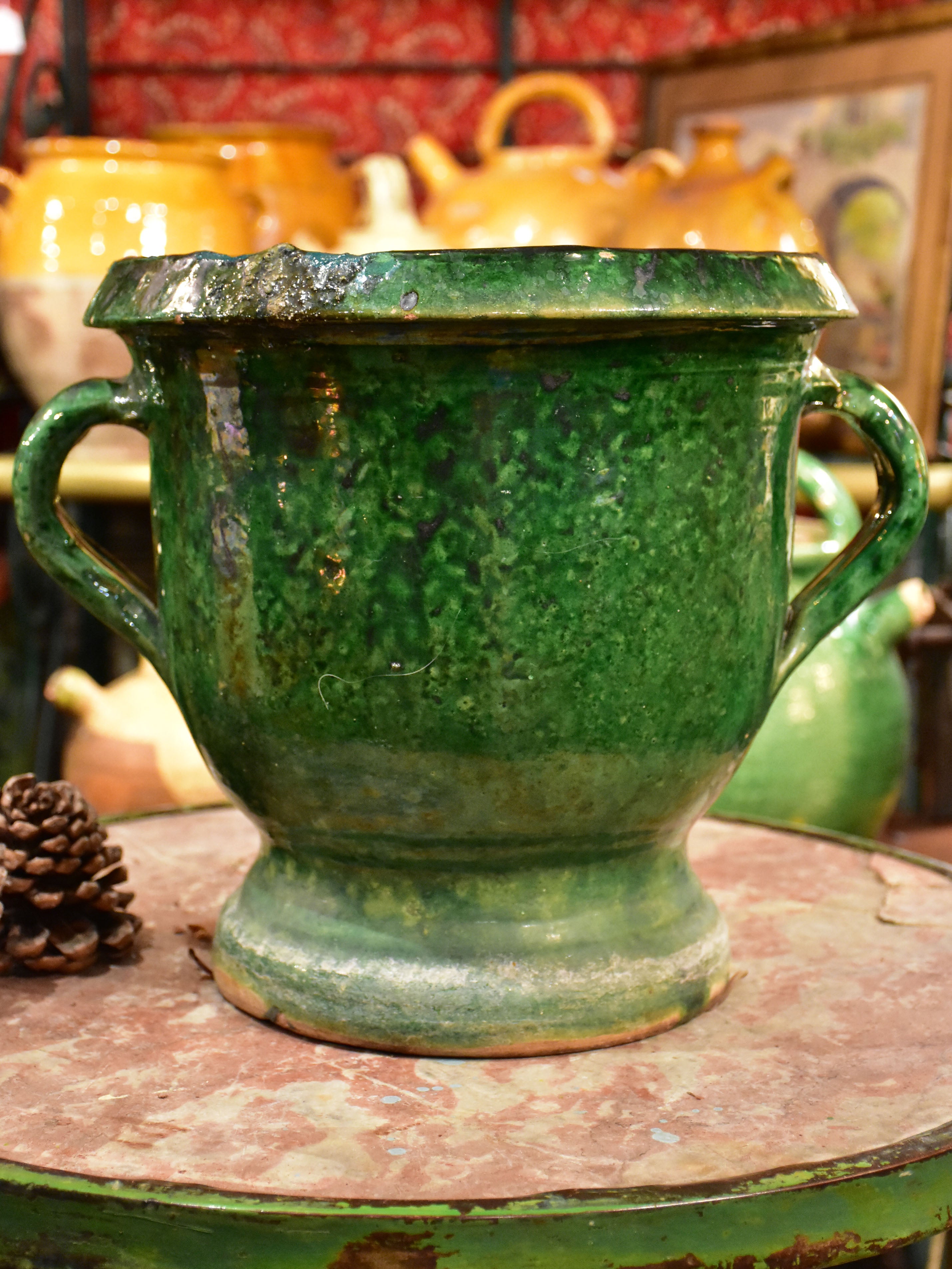 Antique French planter from Castelnaudary