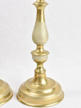 BronzeFrench Candlesticks with Aged Condition