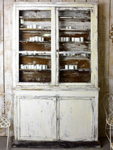Antique French dresser with glass doors