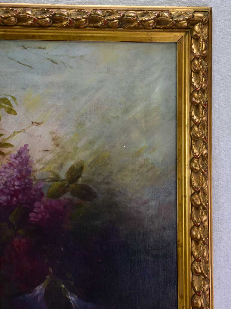 Timeless Roses, Lilacs, and Daisies Painting