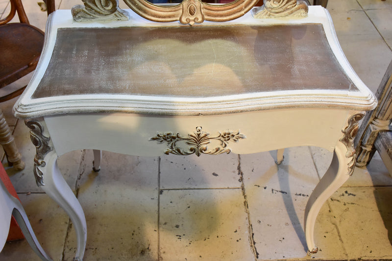 Louis XV style vanity table or coiffeuse