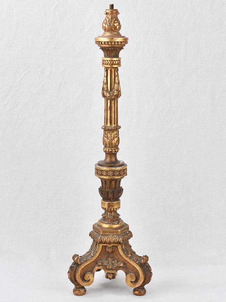 Candlestick base, 19th-century, French 26¾"