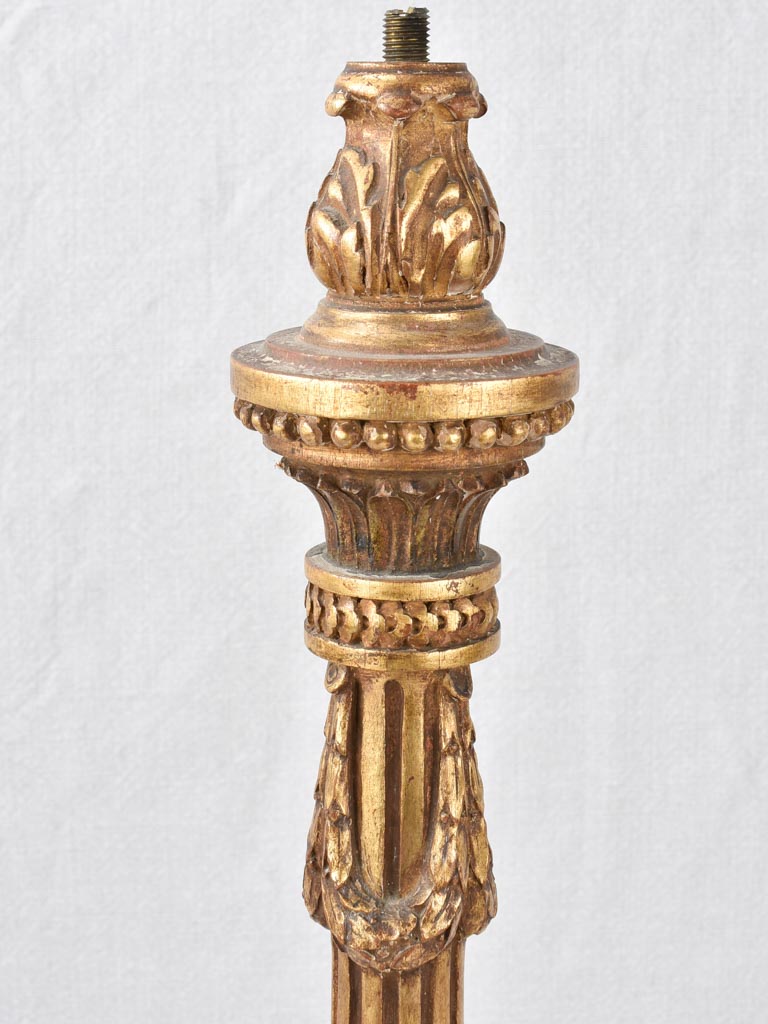 Candlestick base, 19th-century, French 26¾"