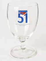 Set of six vintage Pastis 51 glasses
