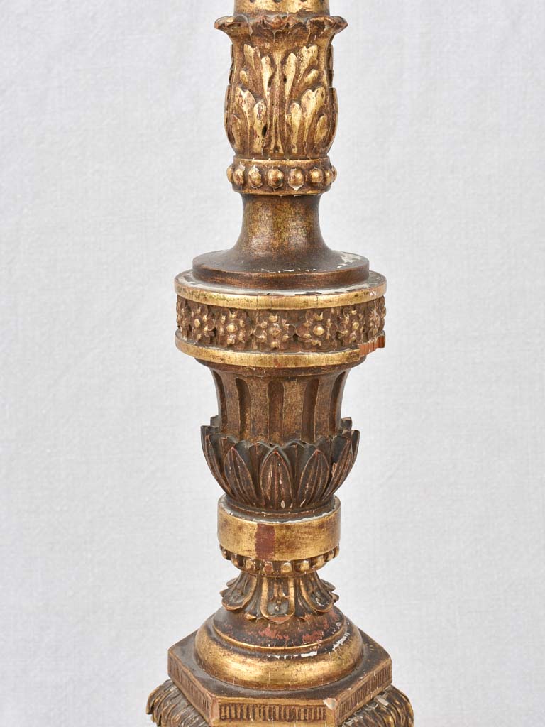 Candlestick base, 19th-century, French 26¾"