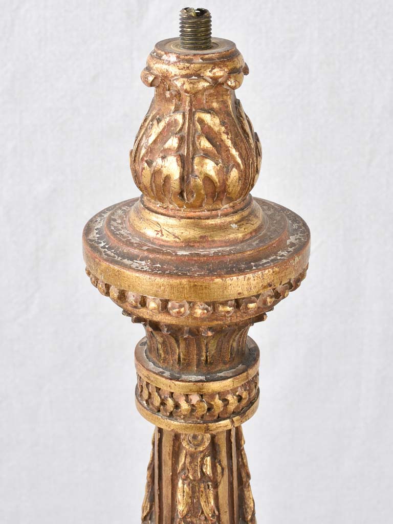 Candlestick base, 19th-century, French 26¾"