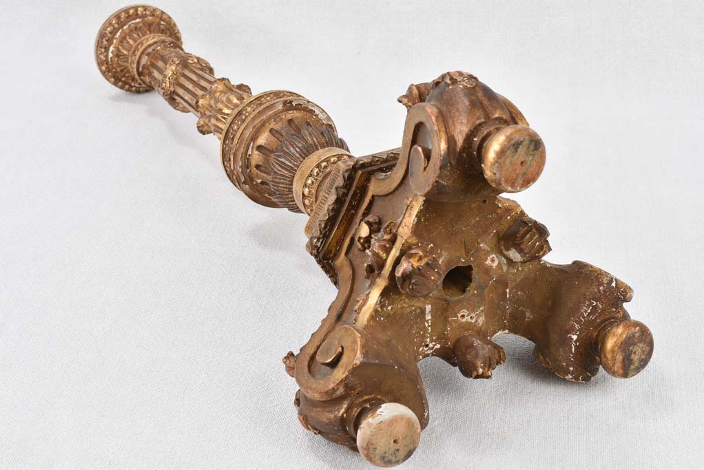 Candlestick base, 19th-century, French 26¾"