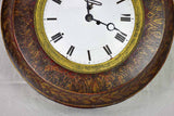 Antique French tole clock - directoire 20¾"