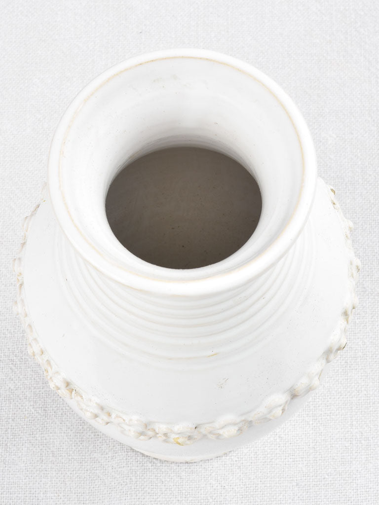 Historic Tessier Glazed Ceramic Vase