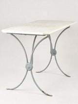 Rectangular marble garden table 27½"