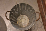 Galvanized olive straining buckets