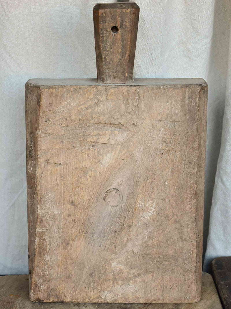 Very chunky antique French cutting board 18”