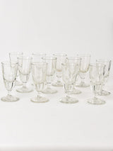Classic shaped vintage absinthe glasses