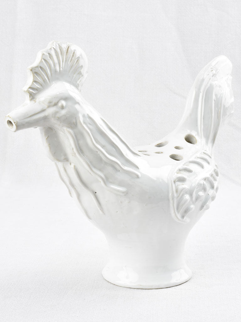 Vintage, French, Ceramic Rooster Vase