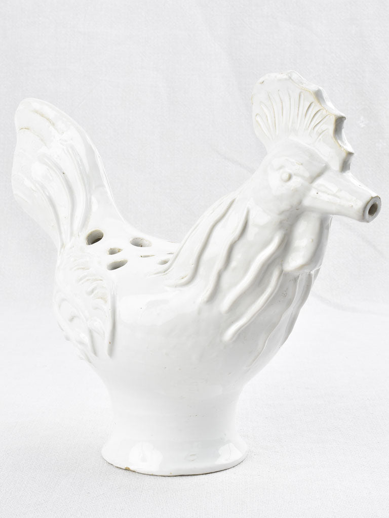 Antique, Tessier Crafted Rooster Vase