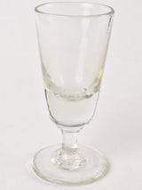 Weighty hand blown absinthe glasses