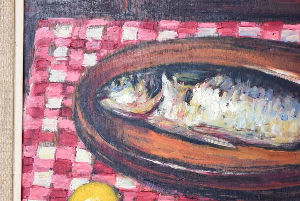 Rustic still-life oil artwork Berle