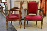 Pair of 19th century Louis XV armchairs