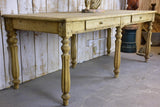 Antique French oak table with drawers