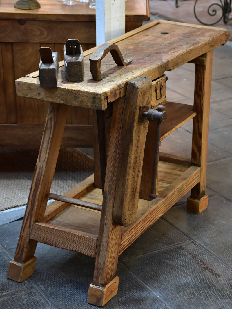 Rustic vintage French workbench – Chez Pluie