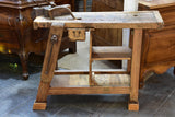 Rustic vintage French workbench