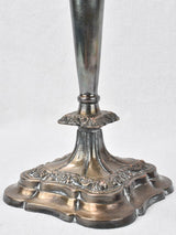 Candlesticks, silver-plated, English, antique 12¼"