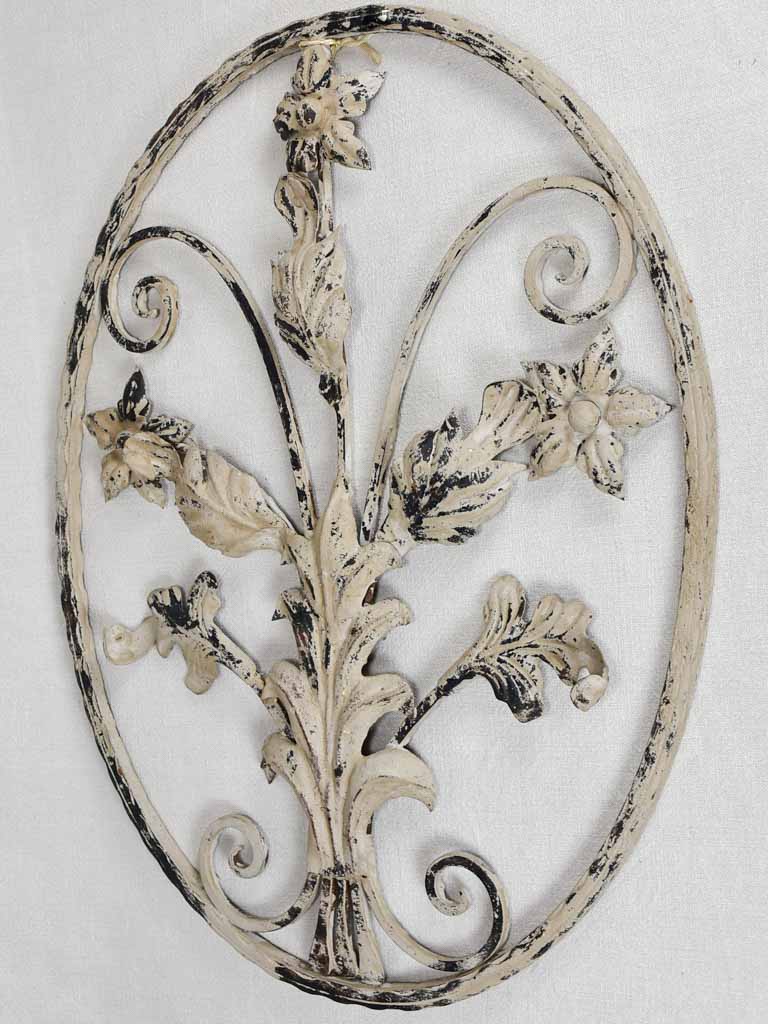 Pair of wrought iron wall decorations 20½" x 26½"