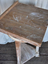 Antique French sculptor's turn table - tall