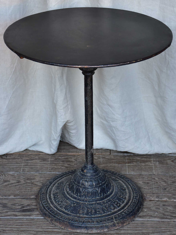 Antique French round garden table