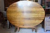 Antique French oval vigneron table