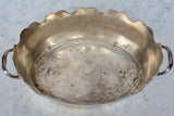 Antique French silver plate monteith - glass chiller