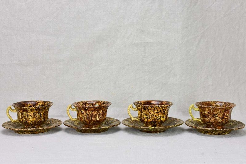 Rare 1900's Aptware cups and saucers