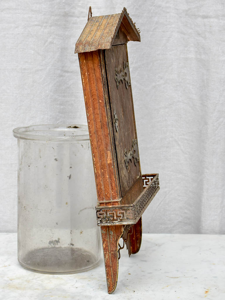 Rustic, aged key storage solution