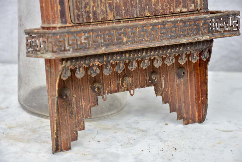 Artfully aged French key box