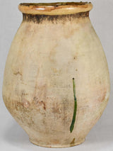 Early-20th-century Castelnaudary olive pot 22½"