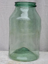 Collection of three very large 19th Century preserving jars - blown glass 20½"